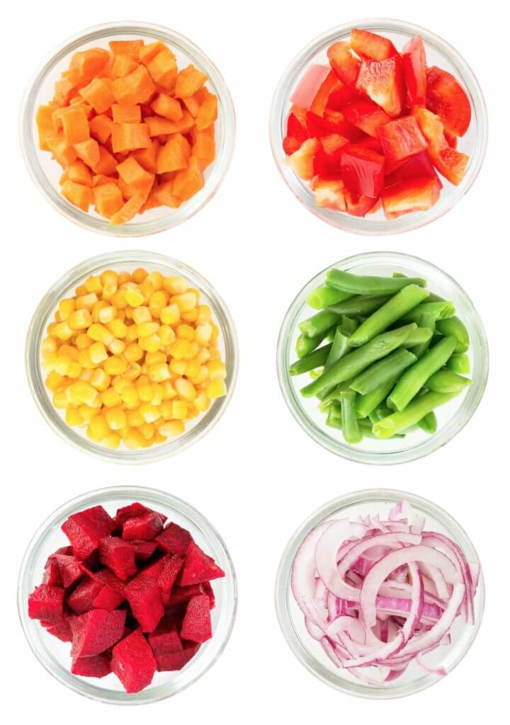 Pre-cut vegetables - Healthy Eating Tips